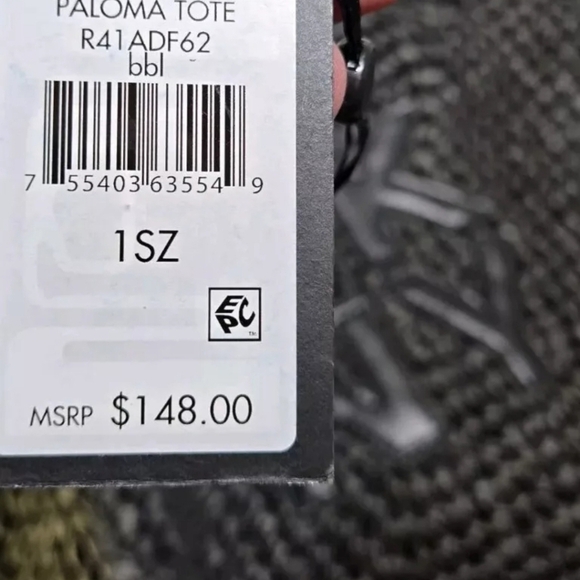 DKNY PALOMA R41ADF62 XL Black Tote, NWT MSP$148 - Picture 2 of 9